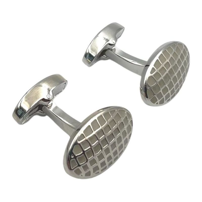 Alvarino Stainless Steel Cufflinks - ALV-CUF226