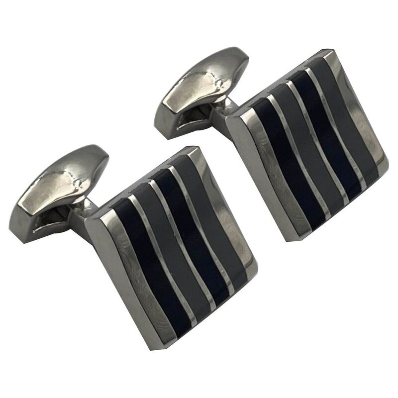 Alvarino Stainless Steel Cufflinks - ALV-CUF218
