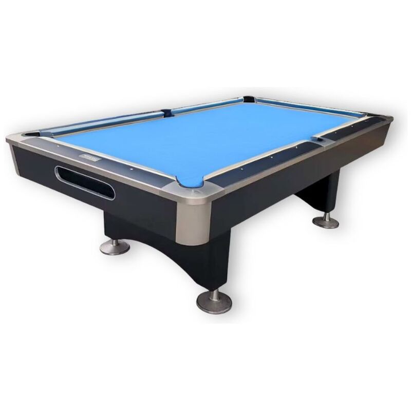 Knight Shot 7ft Black Pool Table Drop Pocket