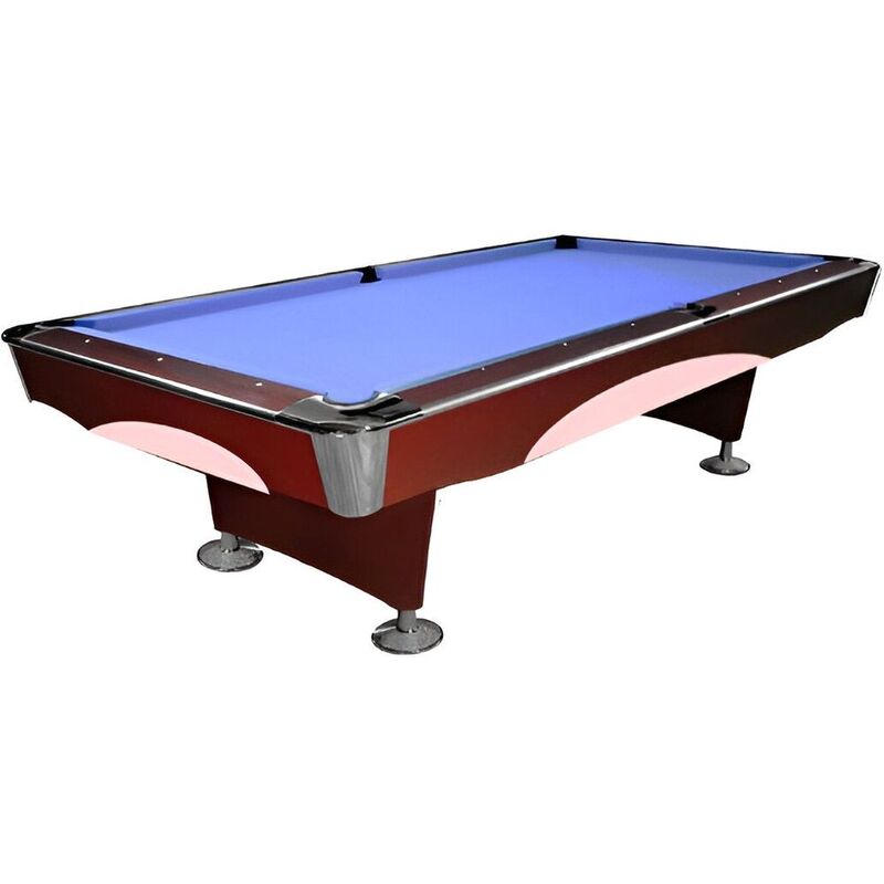 Knight Shot Spyder Commercial Pool Table 9ft Brown