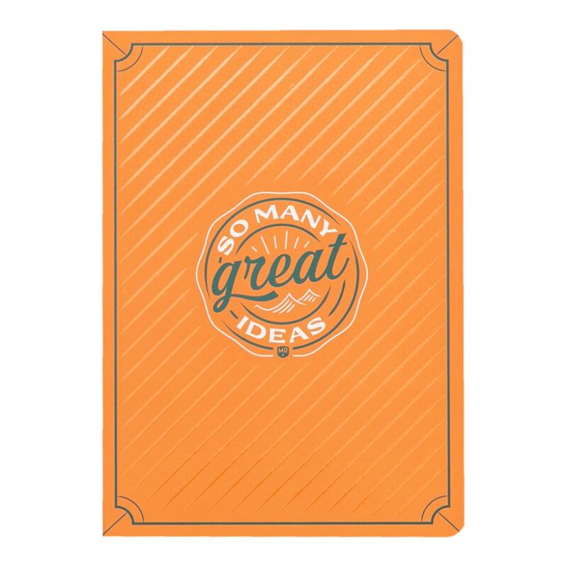 Mr. Wonderful Orange A5 Notebook - So Many Great Ideas