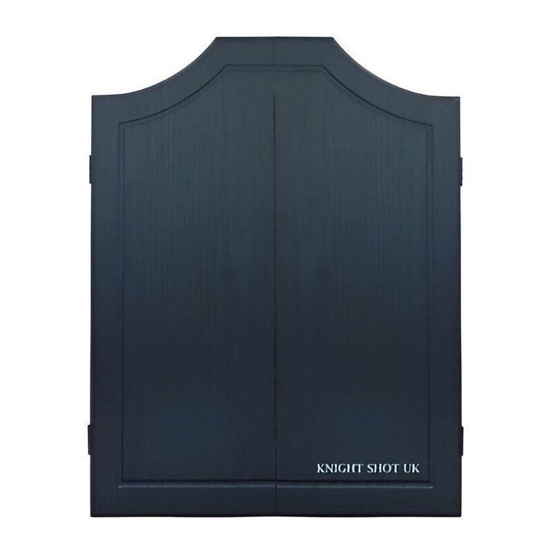 Knight Shot Dartboard Cabinet Black Plain Knight Shot Dartboard Cabinet Black Plain