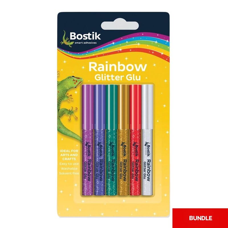 Bostik Glitter Glue Pens (Set of 6) (Bundle of 2) Bostik Glitter Glue Pens (Set of 6) (Bundle of 2)