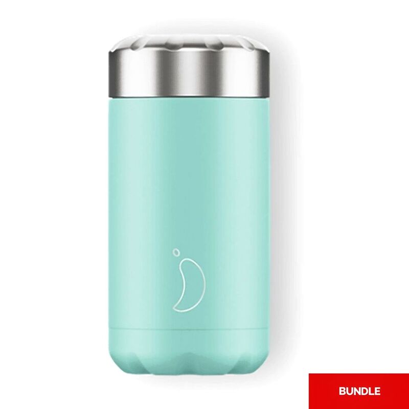 Chilly's Food Pot Pastel Green 500ml (Bundle of 2) Chilly's Food Pot Pastel Green 500ml (Bundle of 2)