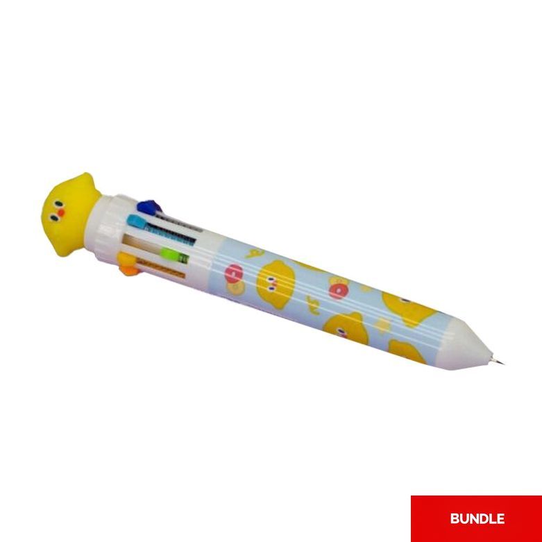 Languo Lemon Shape 10-Color Ball Point Pen 0.55 mm (Bundle of 2) Languo Lemon Shape 10-Color Ball Point Pen 0.55 mm (Bundle of 2)