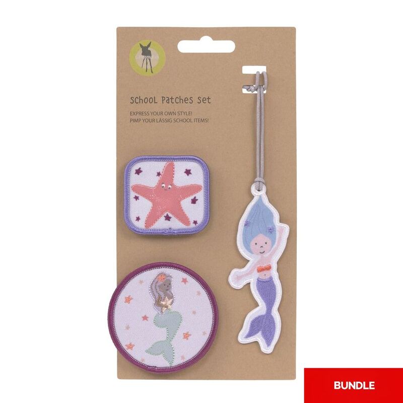 Lassig School Patches Set - Mermaid (Set of 3) (Bundle of 2) Lassig School Patches Set - Mermaid (Set of 3) (Bundle of 2)