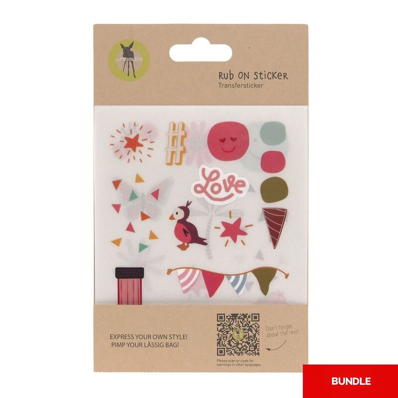 Lassig Stickers Rub On - Happy (Set of 3) (Bundle of 2) Lassig Stickers Rub On - Happy (Set of 3) (Bundle of 2)