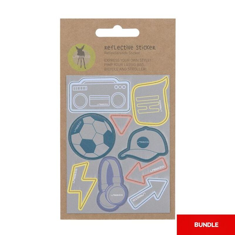 Lassig Reflective Stickers - Football (Bundle of 2) Lassig Reflective Stickers - Football (Bundle of 2)