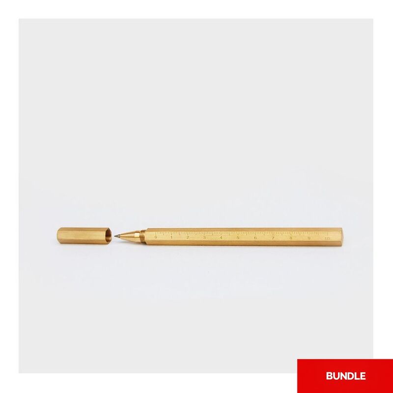 Good Design Works Hexagonal Brass Pen (Bundle of 2) Good Design Works Hexagonal Brass Pen (Bundle of 2)