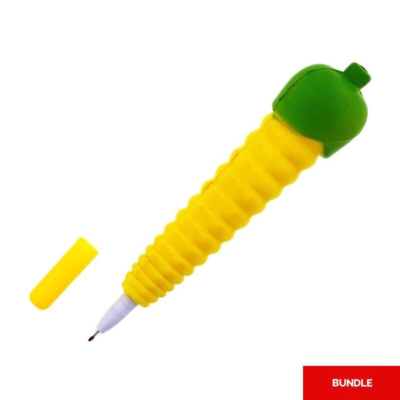 Languo Corn Shape Creative Pu Foam Gel Pen (Bundle of 2) Languo Corn Shape Creative Pu Foam Gel Pen (Bundle of 2)