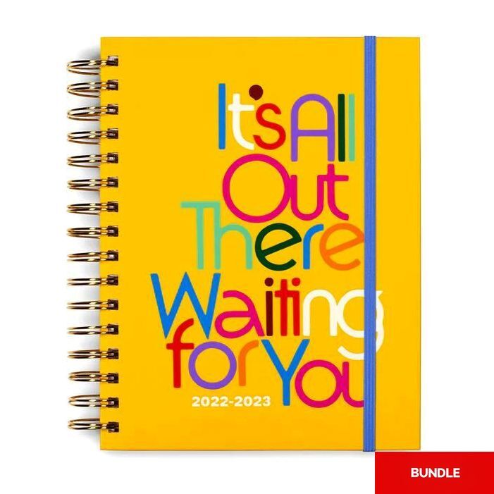 Ban.do 17-Month Medium Planner - It's All Out There Watiing (Aug 22-Dec 23) (Bundle of 2) Ban.do 17-Month Medium Planner - It's All Out There Watiing (Aug 22-Dec 23) (Bundle of 2)