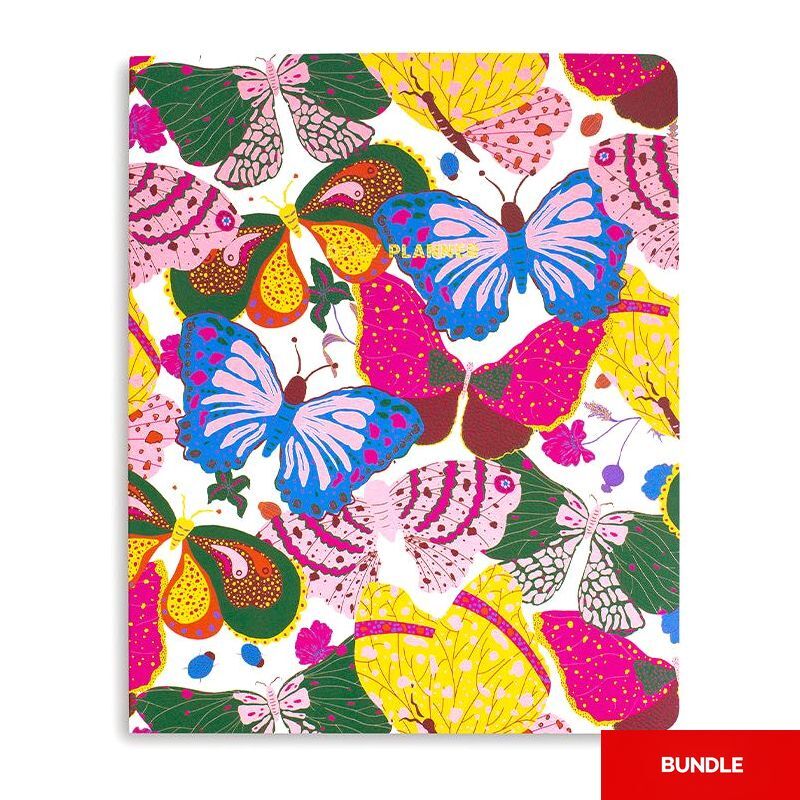 Ban.do To Do Planner - Berry Butterfly White (Bundle of 2) Ban.do To Do Planner - Berry Butterfly White (Bundle of 2)