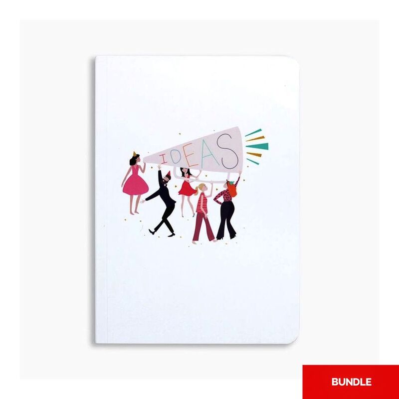 Belly Button Designs Ideas Megaphone A5 Notebook (Bundle of 2)
