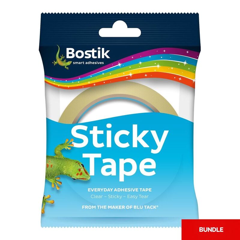 Bostik Sticky Tape Roll (24mm x 50m) (Bundle of 2)