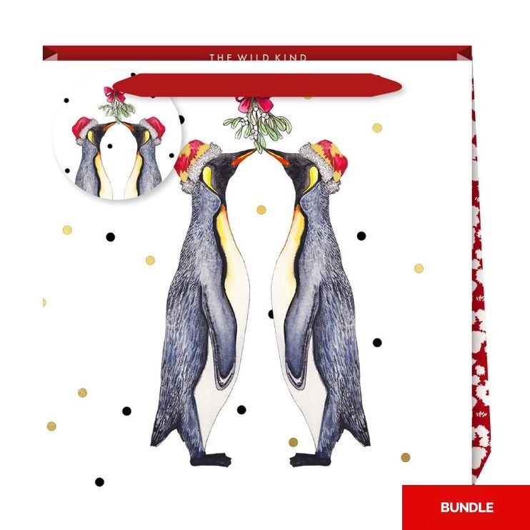 The Wild Kind London Penguin Kiss Small Bag (13 x 13 x 7cm) (Bundle of 2) The Wild Kind London Penguin Kiss Small Bag (13 x 13 x 7cm) (Bundle of 2)