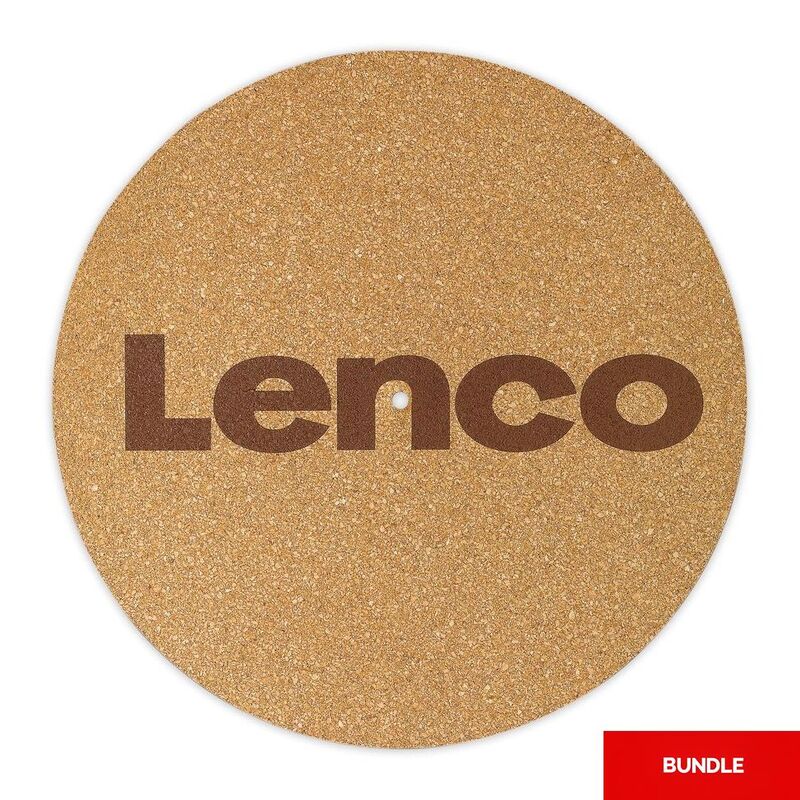 Lenco TTA-030CO - Turntable Cork Slipmat (Bundle of 2)
