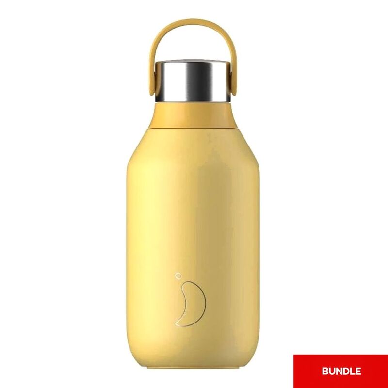 Chilly'S Bottle Series 2 Pollen Yellow 350Ml (Bundle of 2)