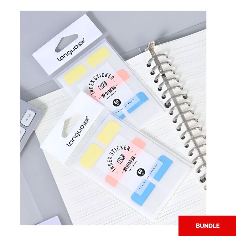 Languo Colorful Sticker Notes (25 x 28 mm) (Bundle of 3) Languo Colorful Sticker Notes (25 x 28 mm) (Bundle of 3)