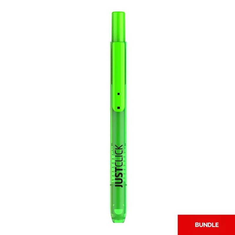 Morris Just Click Highlighter S - Green (Bundle of 3)