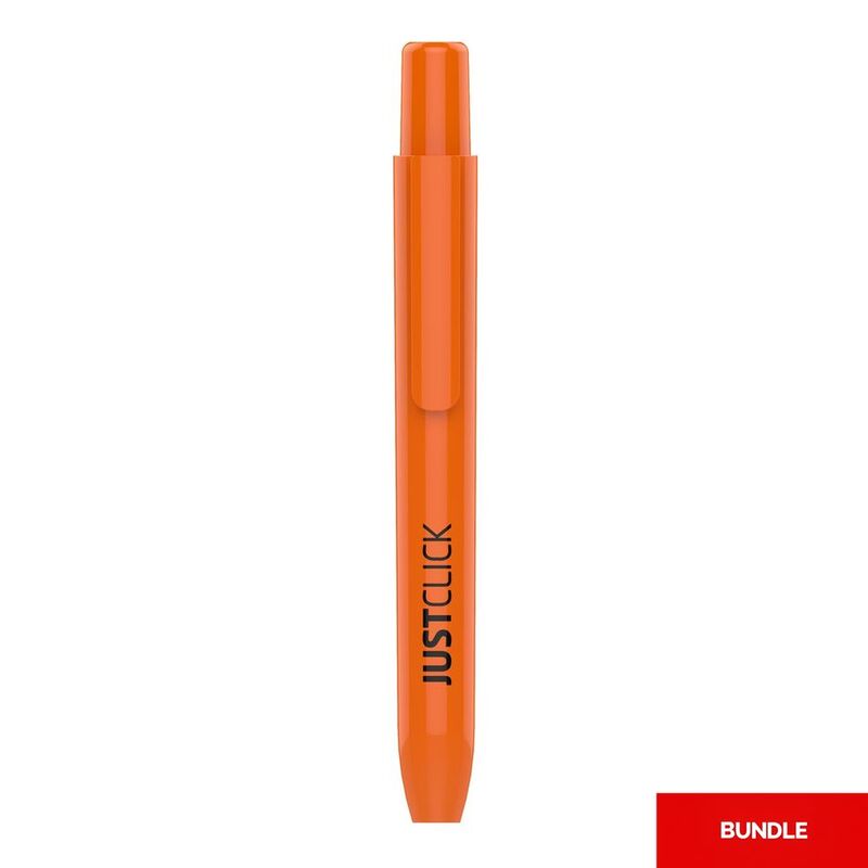 Morris Just Click Highlighter M2 - Orange (Bundle of 3) Morris Just Click Highlighter M2 - Orange (Bundle of 3)
