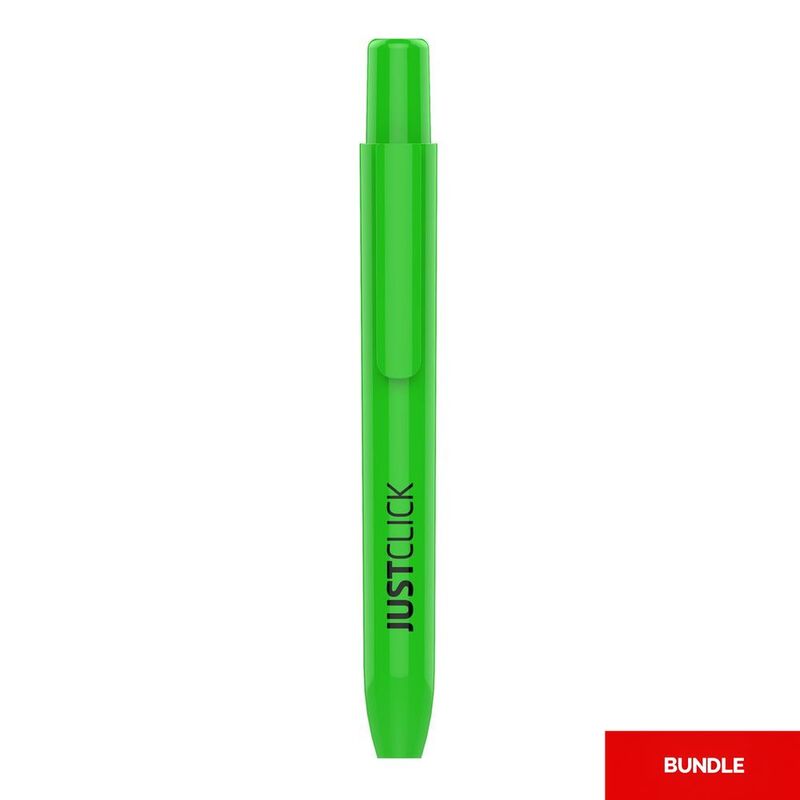 Morris Just Click Highlighter M2 - Green (Bundle of 3)