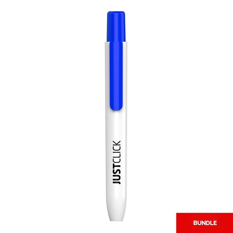 Morris Just Click Whiteboard Marker M - Blue (Bundle of 3) Morris Just Click Whiteboard Marker M - Blue (Bundle of 3)