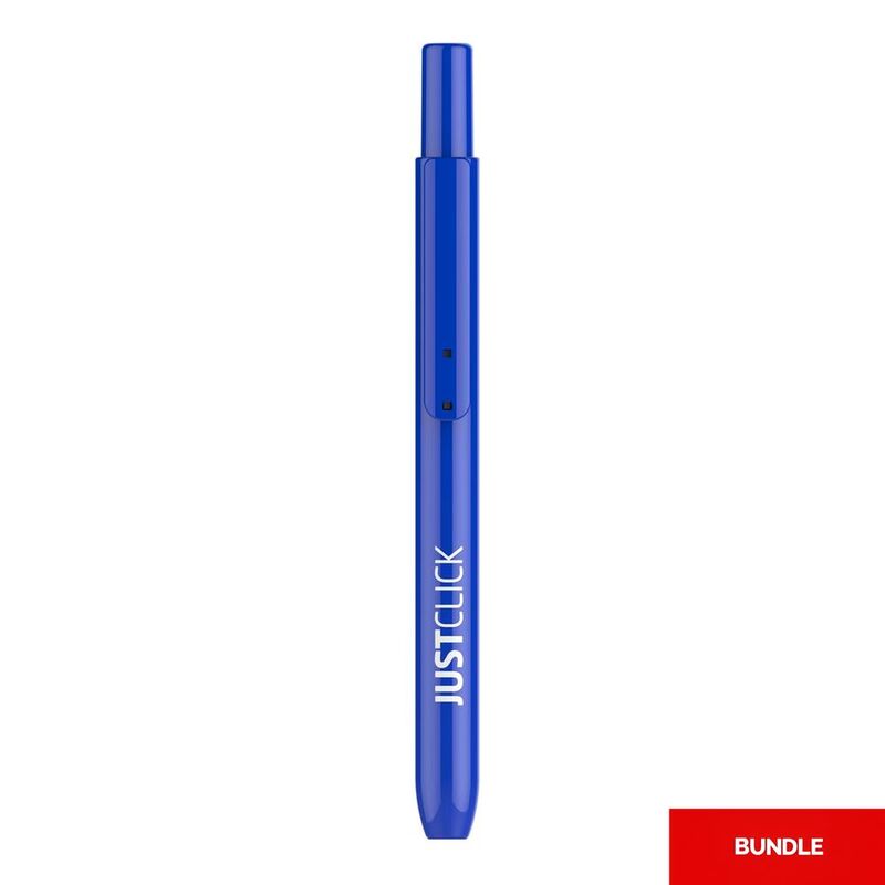 Morris Just Click Permanent Marker S - Blue (Bundle of 3)