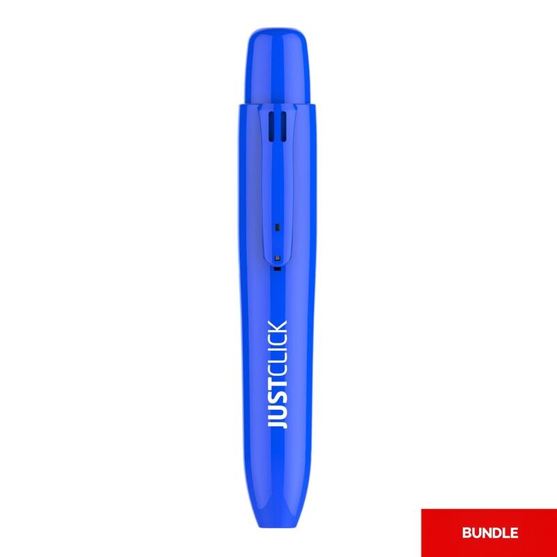 Morris Just Click Permanent Marker L - Blue (Bundle of 3) Morris Just Click Permanent Marker L - Blue (Bundle of 3)