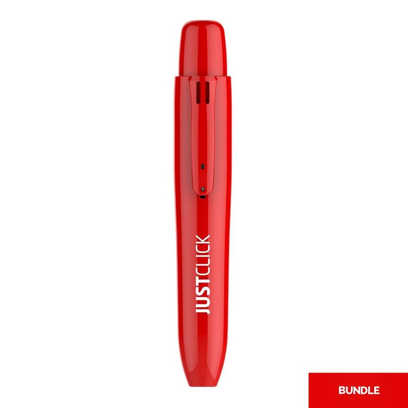 Morris Just Click Permanent Marker L - Red (Bundle of 3) Morris Just Click Permanent Marker L - Red (Bundle of 3)