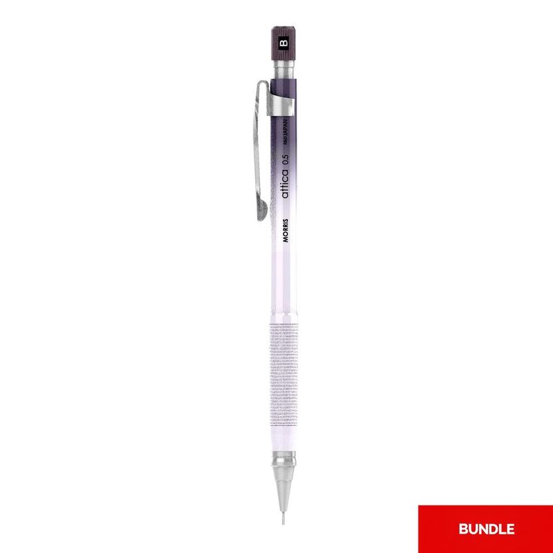 Morris Attica Mechanical Pencil - Violet (Bundle of 3) Morris Attica Mechanical Pencil - Violet (Bundle of 3)