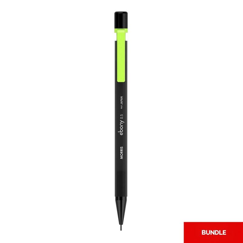 Morris Ebony Mechanical Pencil - Lime (Bundle of 3)