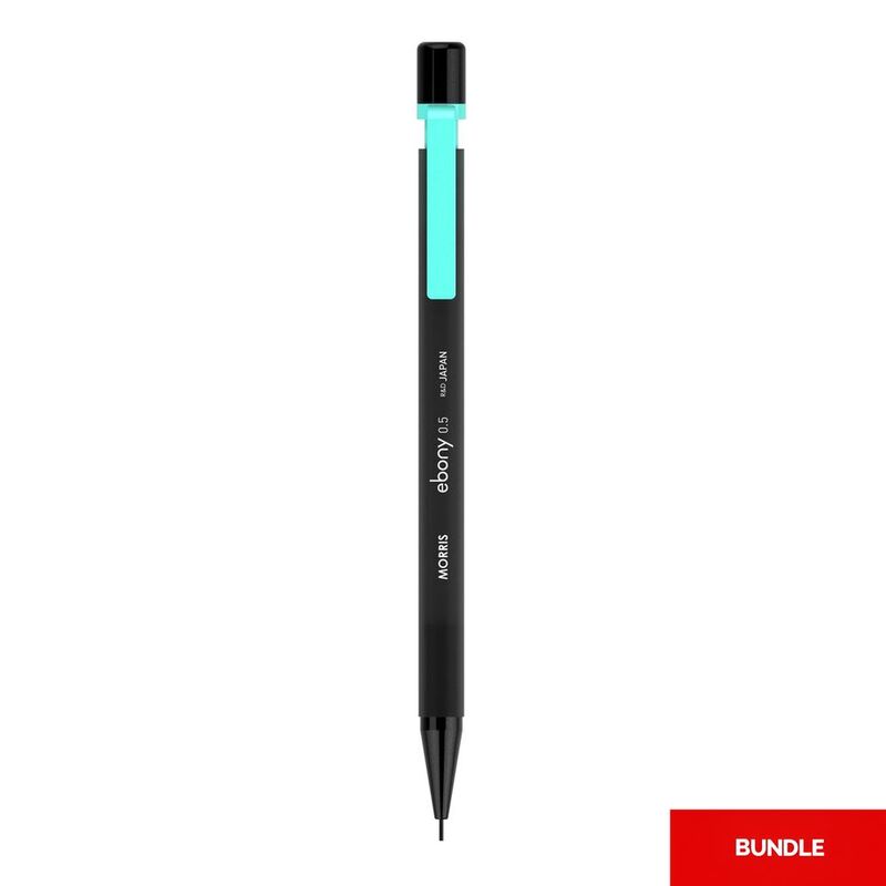 Morris Ebony Mechanical Pencil - Mint (Bundle of 3)