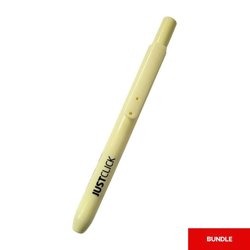 Morris Just Click Highlighter Mild S - Yellow (Bundle of 3) Morris Just Click Highlighter Mild S - Yellow (Bundle of 3)