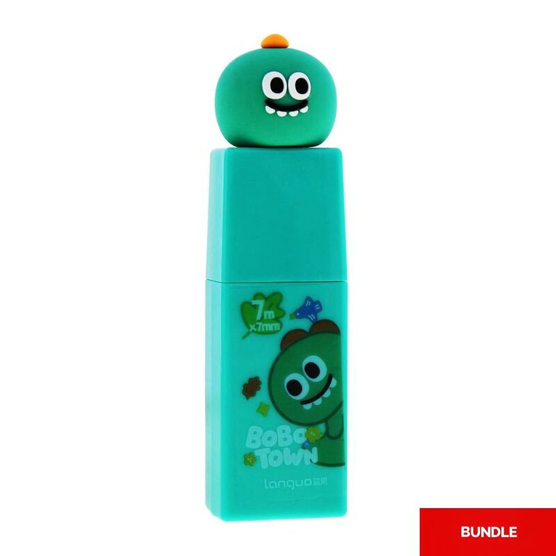 Languo Cute Dinosaur Creative Plastic Correction Tape (Bundle of 3) Languo Cute Dinosaur Creative Plastic Correction Tape (Bundle of 3)