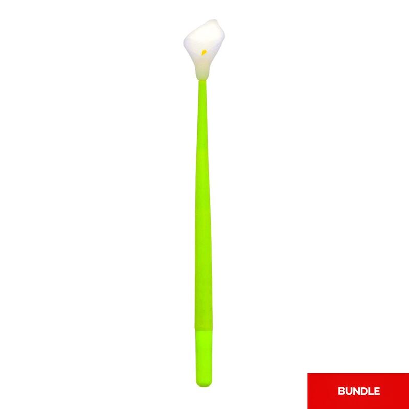 Languo Calla Lily Silicone Gel Pen (Bundle of 3)