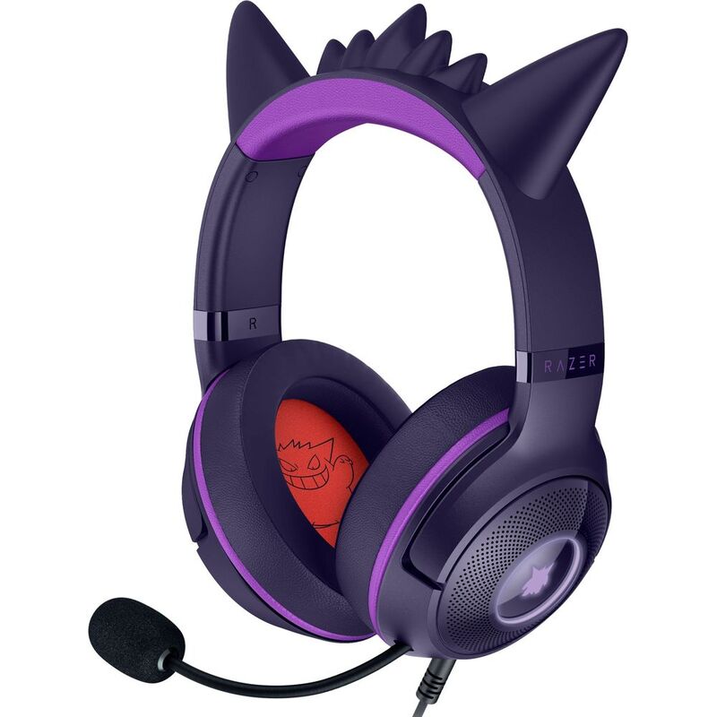 Razer Kraken Kitty V2 Wired USB RGB Gaming Headset - Pokémon Gengar Edition