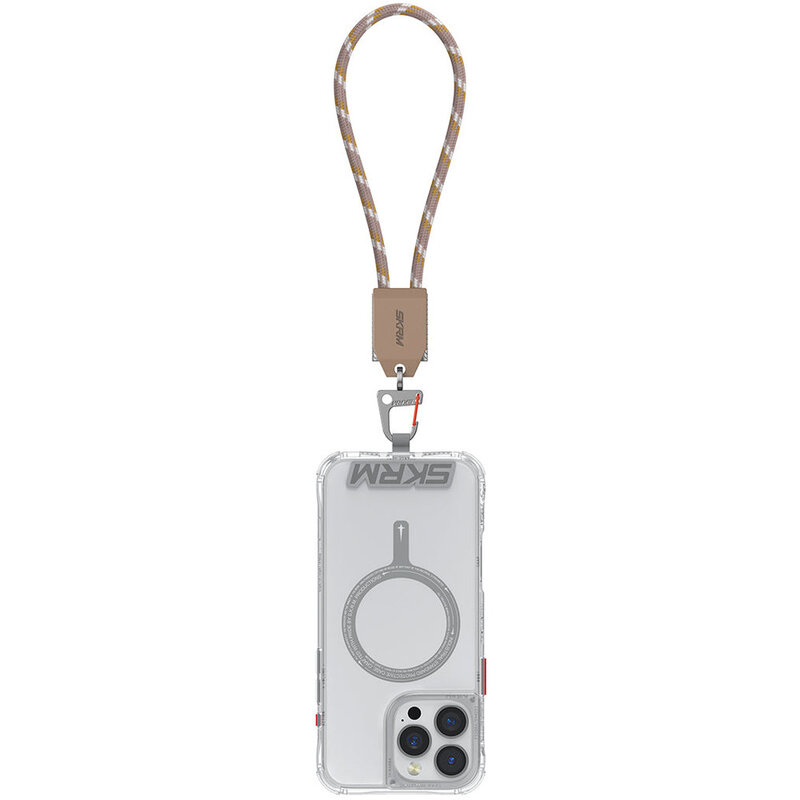 Skinarma Dyno Ve 2-In-1 Handstrap And Charging Cable (C-To-C) Birch