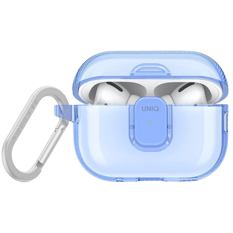 UNIQ Glase Pro Airpods Pro 2Nd Gen Lock Case - Cloudy Blue UNIQ Glase Pro Airpods Pro 2Nd Gen Lock Case - Cloudy Blue