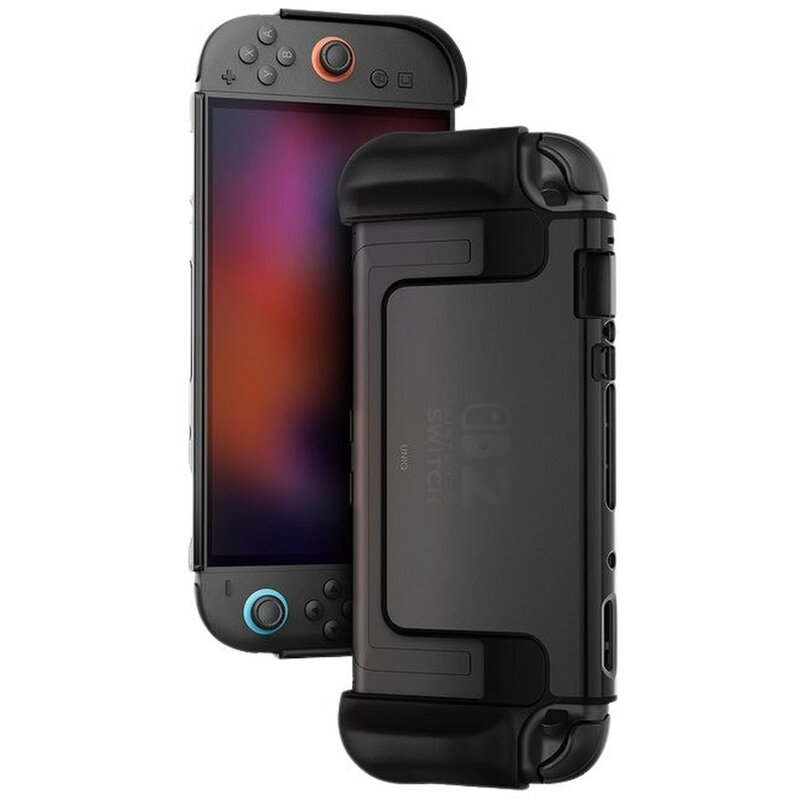 UNIQ Hybrid Nintendo Switch 2 Bytearmor Cover - Quantum Black UNIQ Hybrid Nintendo Switch 2 Bytearmor Cover - Quantum Black