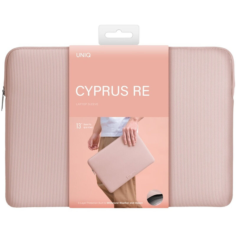 UNIQ Cyprus Ridge Edition Water-Resistant Neoprene Laptop Sleeve 13 (Up To 14) - Sugar Pink UNIQ Cyprus Ridge Edition Water-Resistant Neoprene Laptop Sleeve 13 (Up To 14) - Sugar Pink