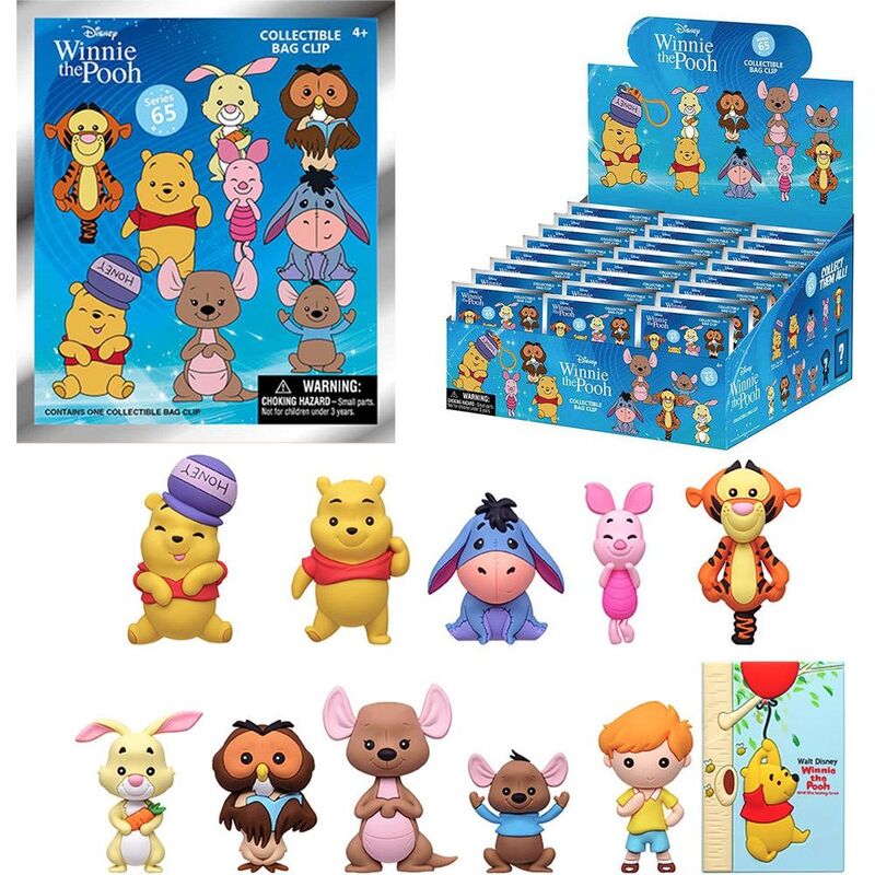 Monogram Winnie The Pooh 3D Foam Plush Bag Clip Series 2 Monogram Winnie The Pooh 3D Foam Plush Bag Clip Series 2