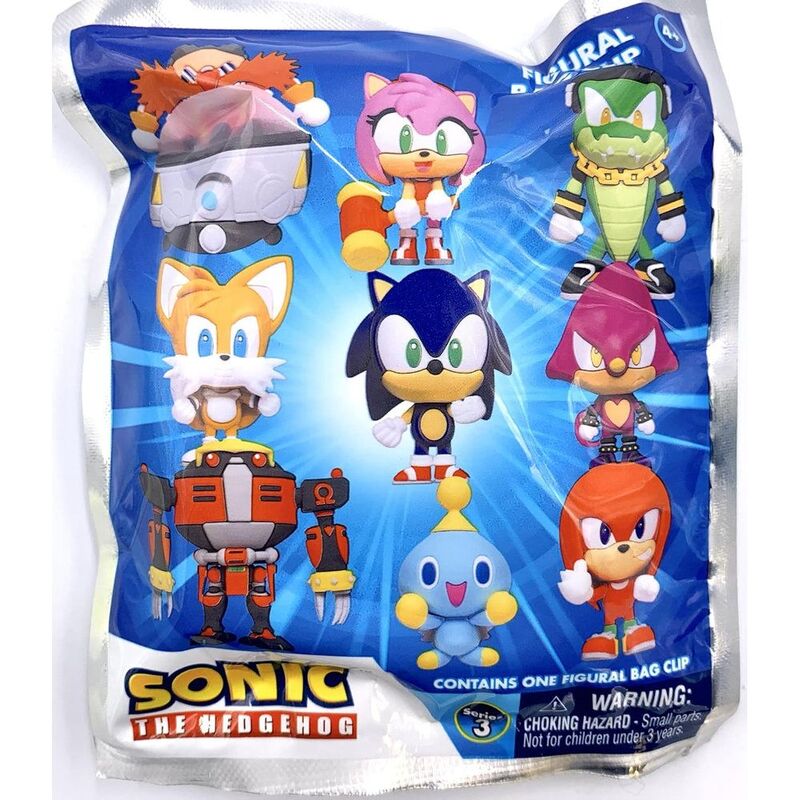 Monogram Sonic 3D Foam Plush Bag Clip Series 3
