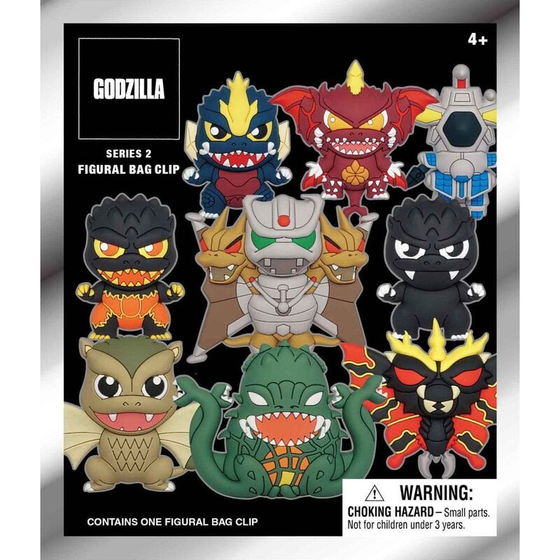 Monogram Godzilla 3D Foam Plush Collectible Bag Clip Series 2 Monogram Godzilla 3D Foam Plush Collectible Bag Clip Series 2