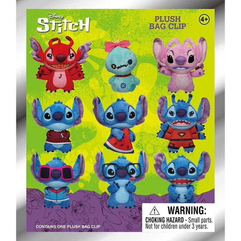 Monogram Stitch Sport 3D Foam Plush Bag Clip Series 1