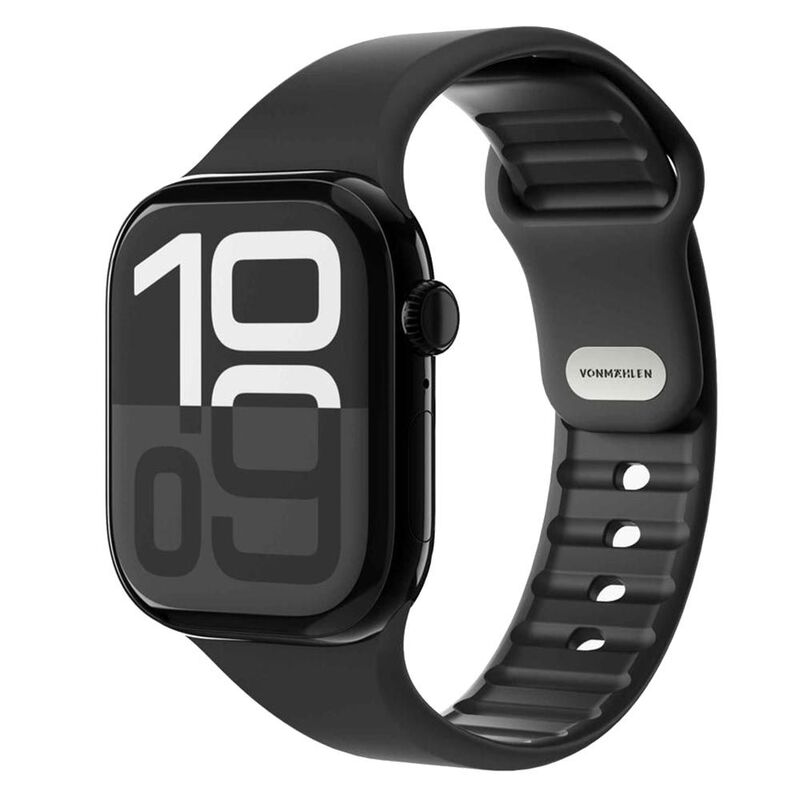 Vonmahlen Classic Band 2 For Apple Watch 44/45/46/49mm- One Size - Black