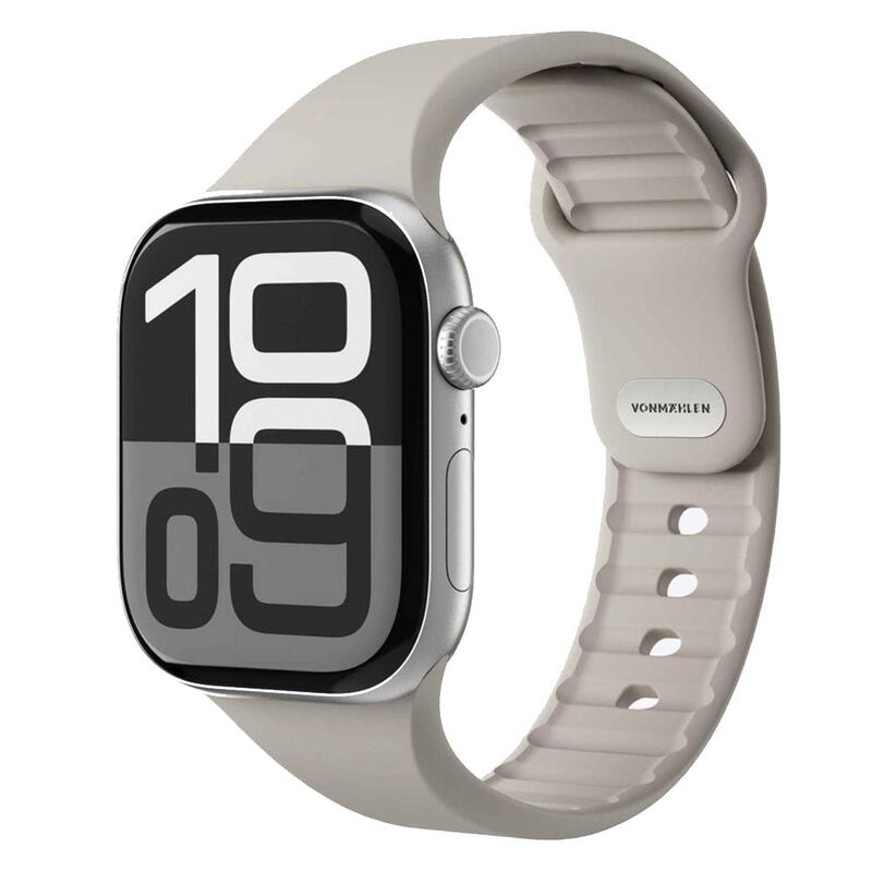 Vonmahlen Classic Band 2 For Apple Watch 44/45/46/49mm- One Size - Cream Vonmahlen Classic Band 2 For Apple Watch 44/45/46/49mm- One Size - Cream