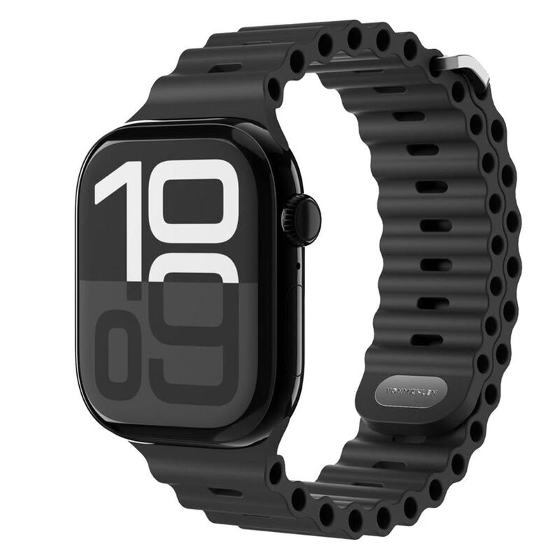 Vonmahlen Wave Band 2 For Apple Watch 44/45/46/49mm- One Size - Black Vonmahlen Wave Band 2 For Apple Watch 44/45/46/49mm- One Size - Black