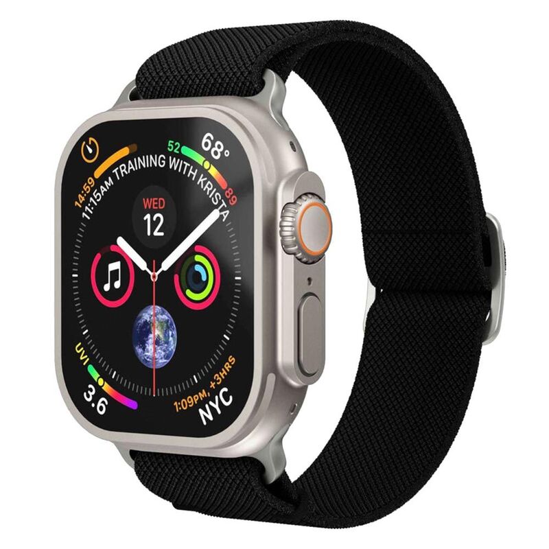 Vonmahlen Classic Nylon Loop For Apple Watch 44/45/46/49mm- One Size - Black Vonmahlen Classic Nylon Loop For Apple Watch 44/45/46/49mm- One Size - Black