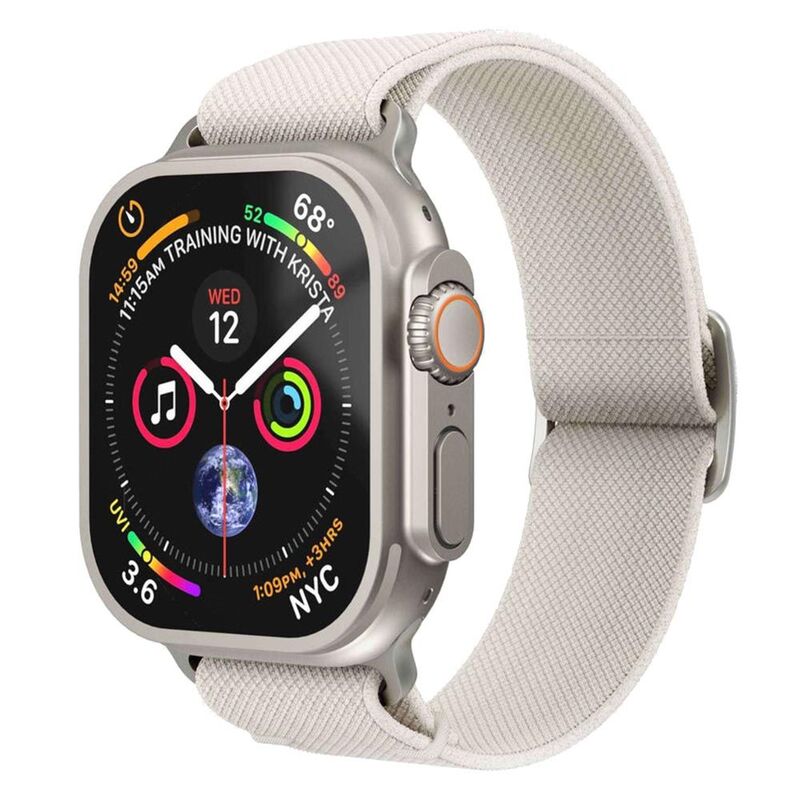 Vonmahlen Classic Nylon Loop For Apple Watch 44/45/46/49mm- One Size - Cream