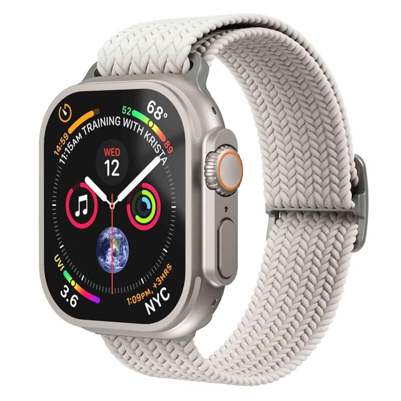 Vonmahlen Woven Loop For Apple Watch 44/45/46/49mm- One Size - Cream Vonmahlen Woven Loop For Apple Watch 44/45/46/49mm- One Size - Cream